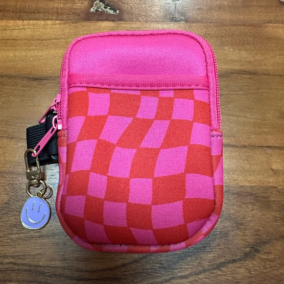 The Unbranded Brand Other - Pink and Red Checkered Phone Pouch